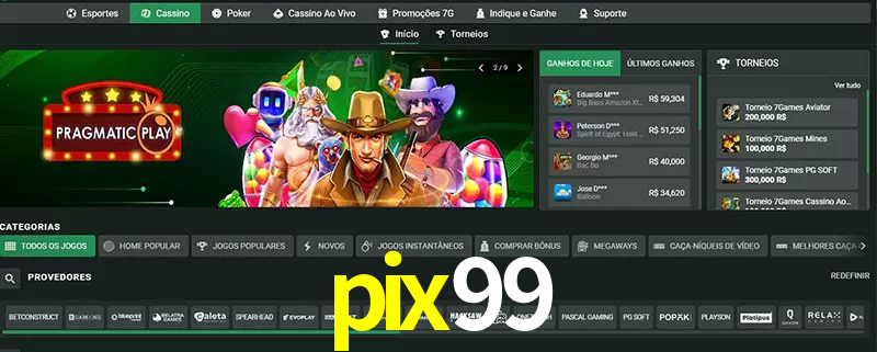cassino pix99